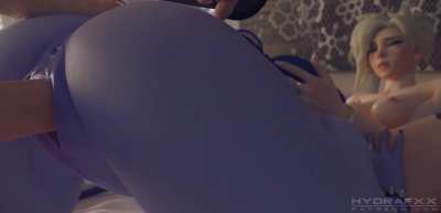 Threesome [Mercy,Widowmaker,Overwatch] (hydrafxx)