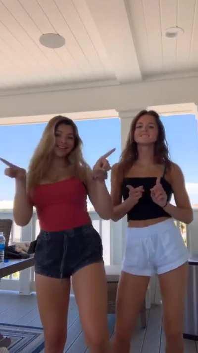 College Girls at the Beach