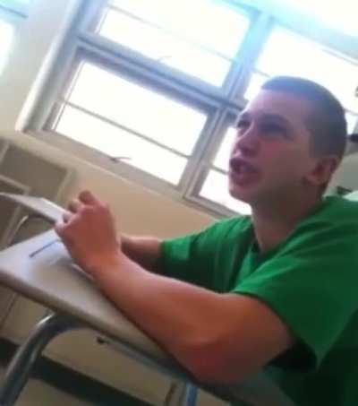 POS students thinking it’s funny to record themselves being disrespectful.