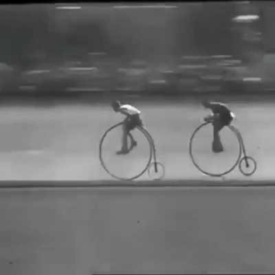 Competitive cycling, nearly a century ago in 1920