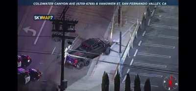 CHP take chase on a massive truck in LA