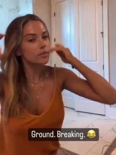 Brushing/Curling hair.