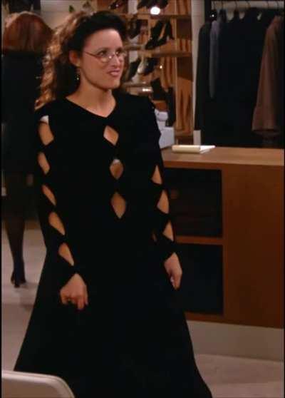 Julia Louis-Dreyfus - Seinfeld 2 - 4 of 4 - Cropped, Looped, Slowed, Brightened, Dain'd and AI'd