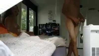 Deutsches #cowgirl guter Ritt auf jungem #Hengst