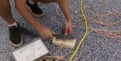 Cutting the wires to length