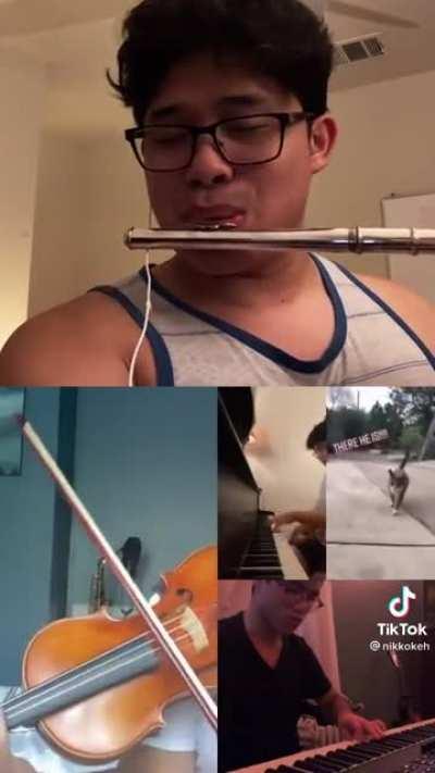 It’s almost a full orchestra at this point (here comes the boy)