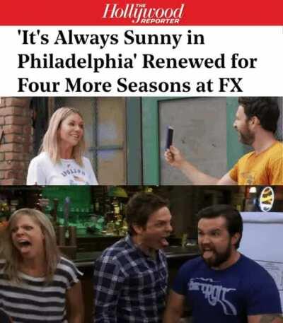 FOUR MORE YEARS! FOUR MORE YEARS!