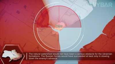 RU POV | Video showing Ukrainian progress in the Kherson region on October 4th, by Rybar