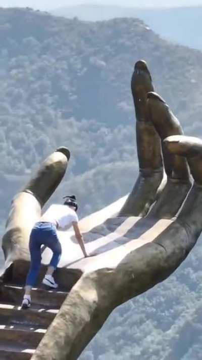 Her whole body is saying 