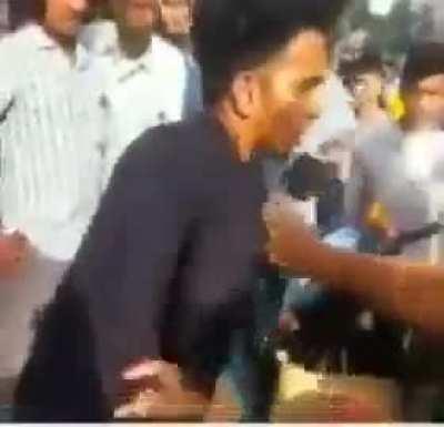 A Hindu boy was brutally beaten in hyderabad by the radicals for giving a bike ride to Muslim girl. Source: MegaUpdates. ---- wtf is this now