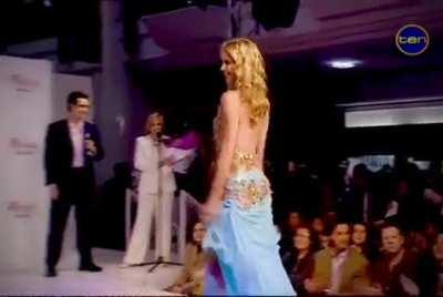 Cameraman zooms in on Miss Universe