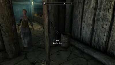 I said I want the door shut!