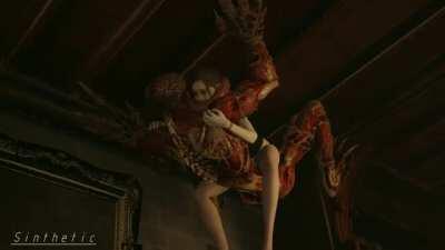 Licker helping Claire (sinthetic)