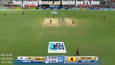 Rovman needs to see how it's done by Thala himself !!