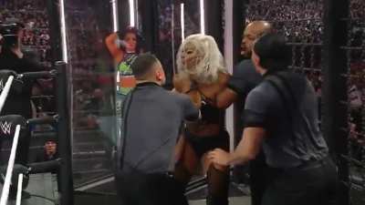 Jade Cargill's return & attack on Naomi at Elimination Chamber last year