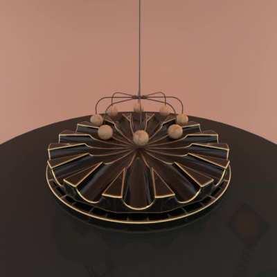 If you look closely, every single ball is actually moving in a straight line