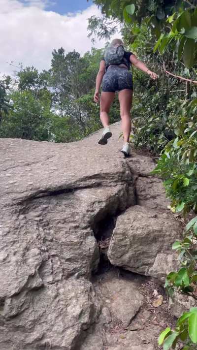 Even out trekking we we can’t resist fucking 