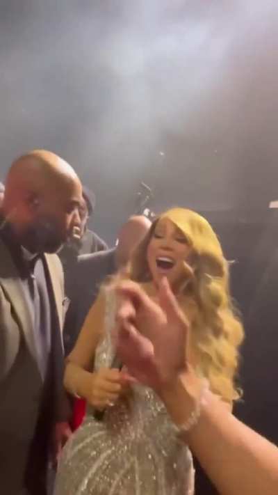 Rihanna and Mariah Carey 