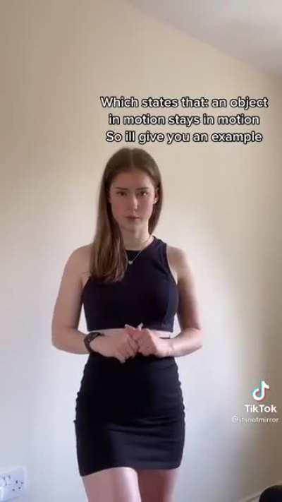 Explaining Newton’s first law of motion