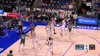 [Highlight] Nikola Jokic tips the ball into his own basket