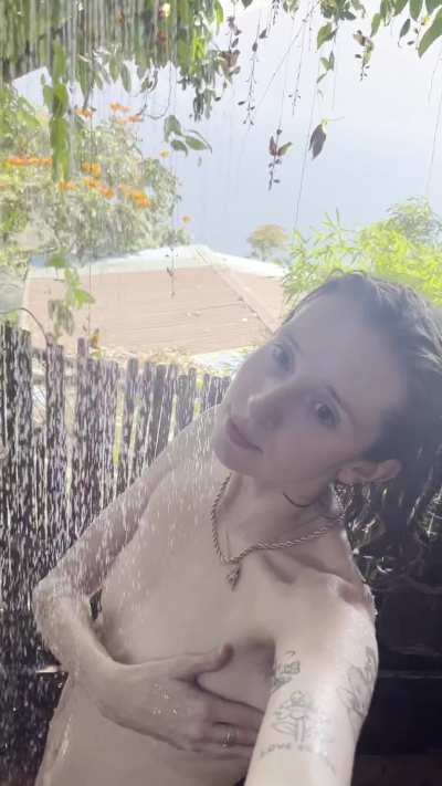 we had such a good time in that shower with this view