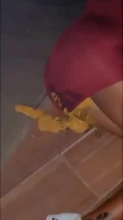 Drinking irresponsibly and shitting on self