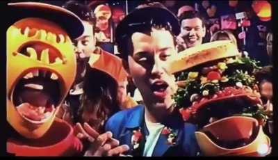 AI generated hamburger commerical