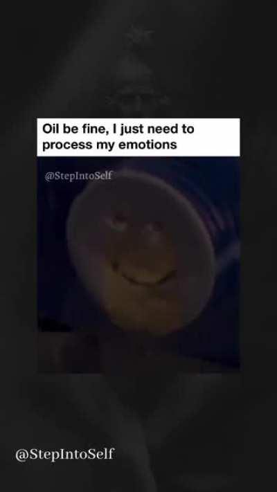 Oil feel much better after this…