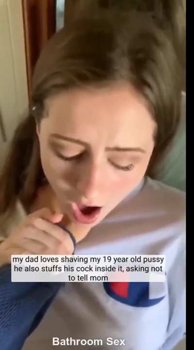 Daddy shaves my pussy when mom isnt home