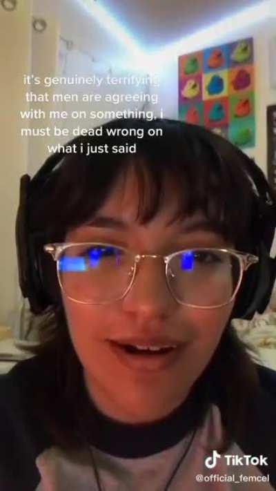 How can you go wrong with that logic! Feminists unite ✊