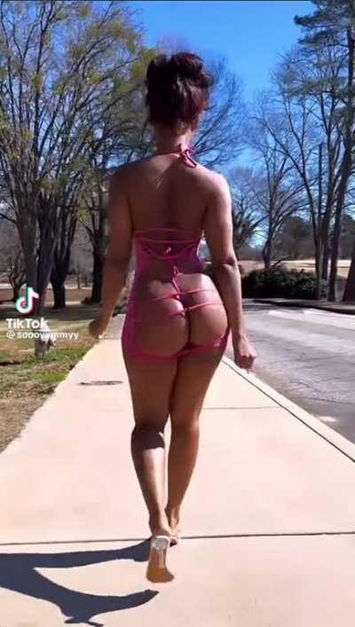 Private street walking