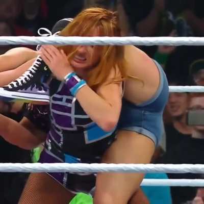 AJ making Becky Lynch tap out to the Black Widow