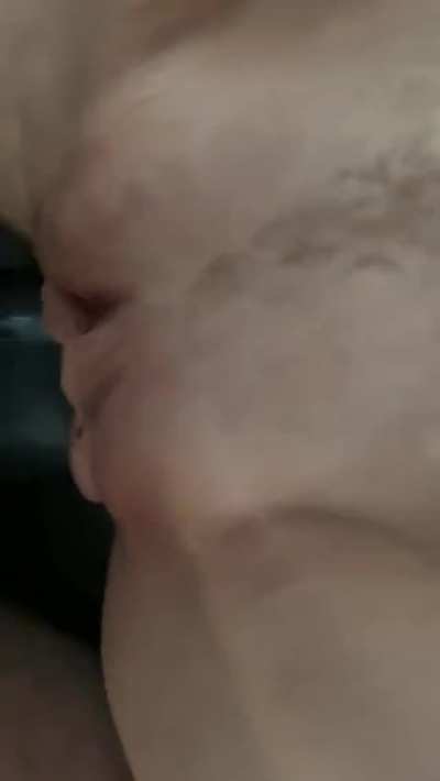 Hubby stretching me with Medium Dagon from Sinnovator. He left me with a nice stretched pussy and cum dripping down my leg to go play pool with my date.