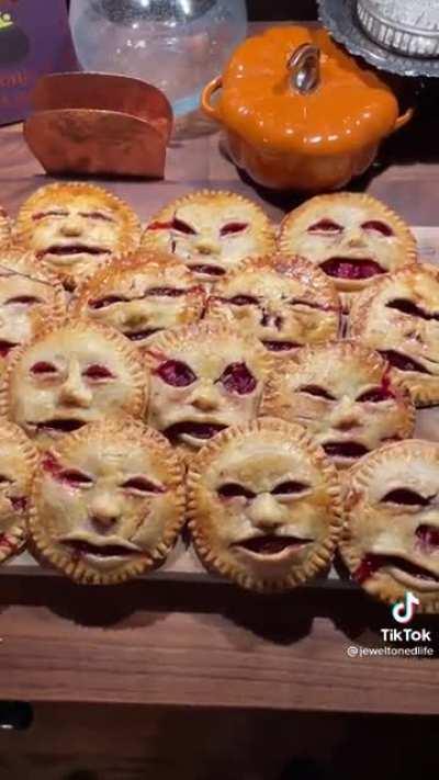 Blursed Halloween pies