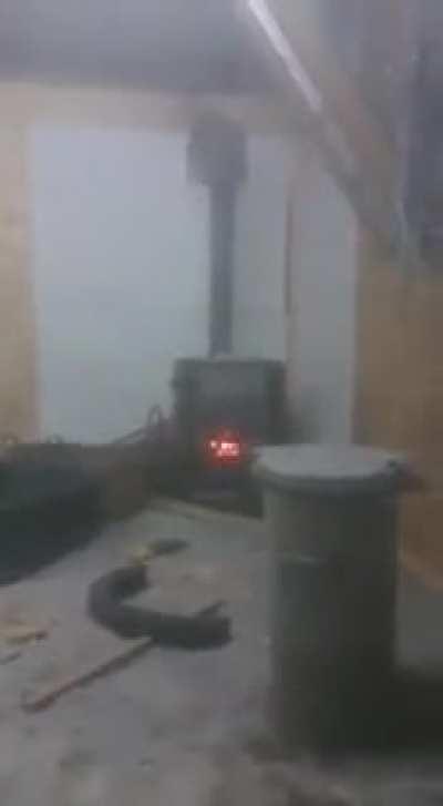 Putting silicone spray in an oven