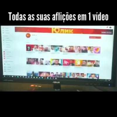 Todas suas aflições em 1 vídeo!