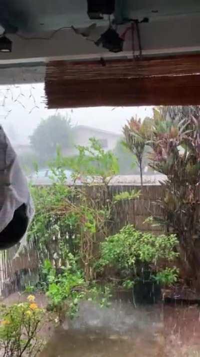 Raining like crazy here in Hawaii. This is in Pearl City