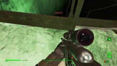 Dogmeat thought the stairs were too slow.
