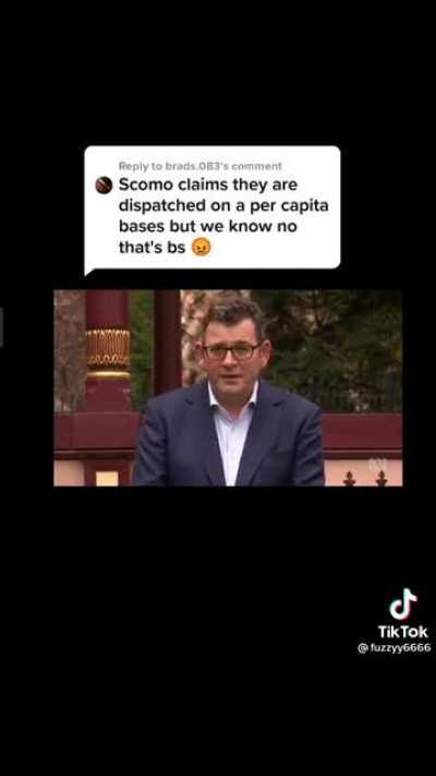 Dan Andrews response to the latest Scott the dog PR stunt of announcing 400,000 vax doses for Victoria... without telling Dan Andrews.