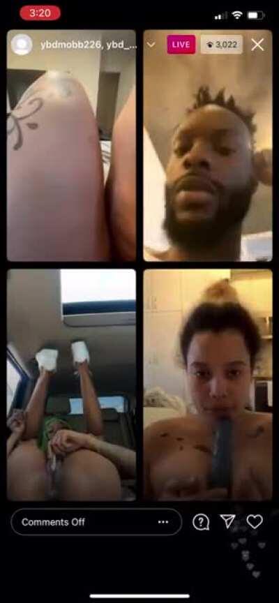 She elite for being outside in the car like that 🏆