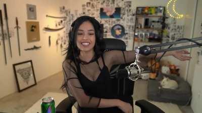 Valkyrae looking spicy