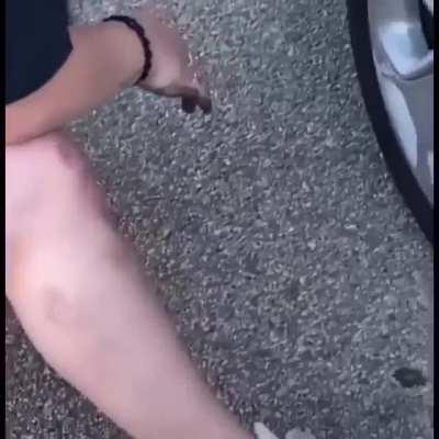 Not driving but a fking moron