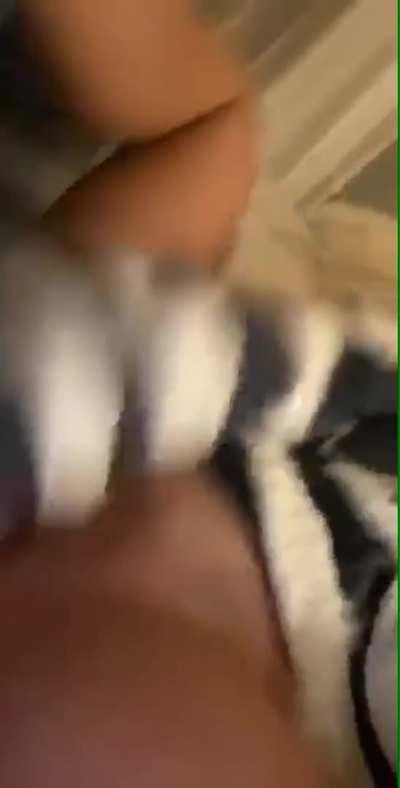 Horny brunette loves dildos