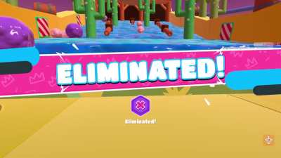 How was this an elimination? Doesn't look like the slime ball came in contact with my guy