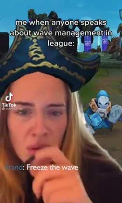 I know you 🚬🐐's don't know how to freeze a wave