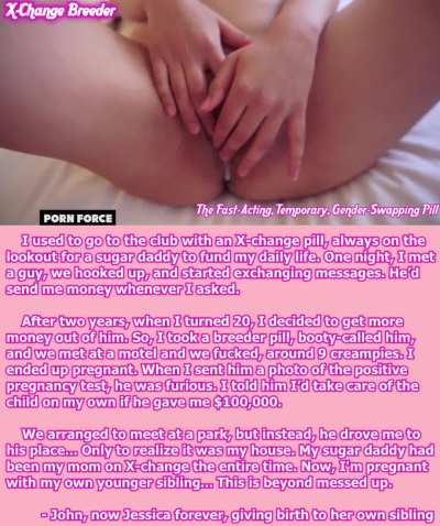 - John, now Jessica forever, giving birth to her own sibling