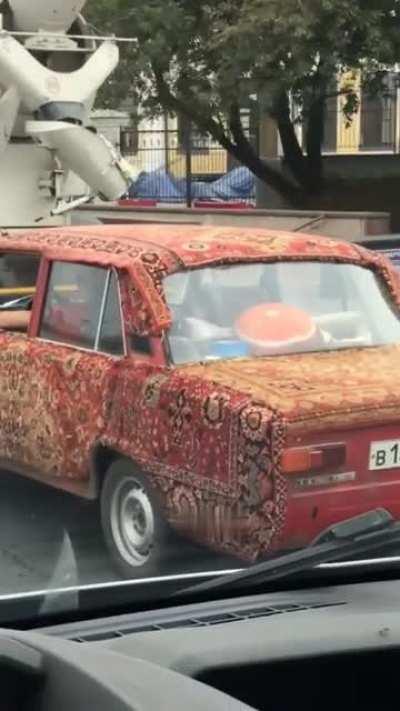 Best paint job on a Lada I have ever seen!