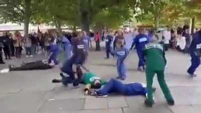 The dancing tik tok nurses are back at it...