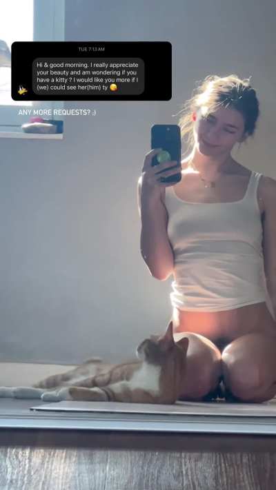 IG stories, bush peek