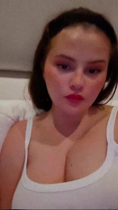 Mommy Selena Gomez teasing you